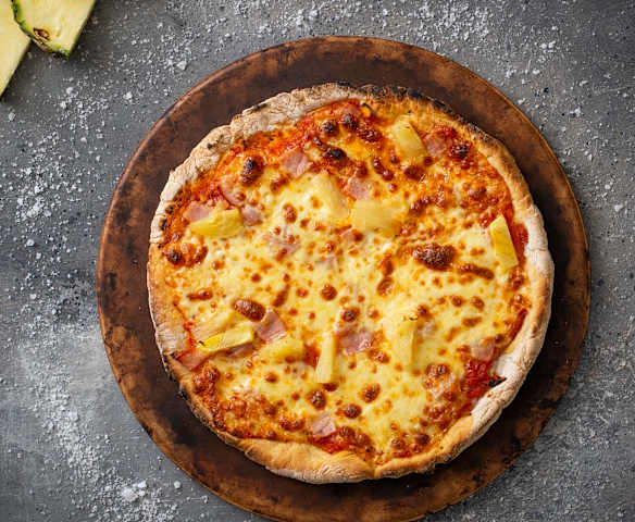 Hawaiian glútenfrí pizza Hawaiian glútenfrí pizza