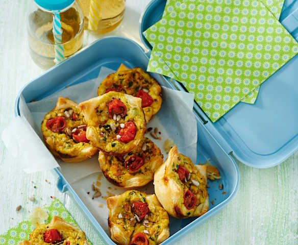 Gemüse-Blätterteig-Muffins