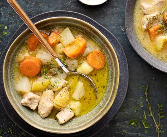 Garlic Turkey Stew Garlic Turkey Stew