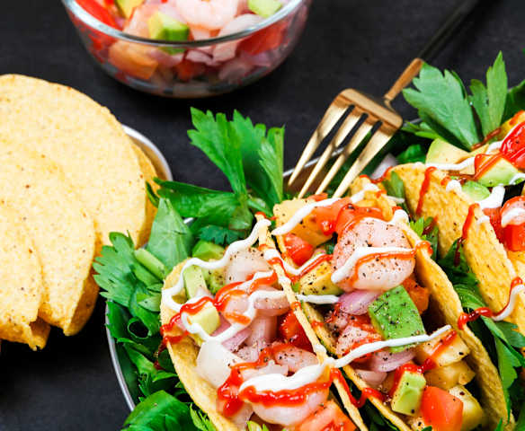 鲜虾菠萝TACO 鲜虾菠萝TACO