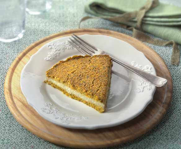 Torta di lenticchie farcita (vegan)