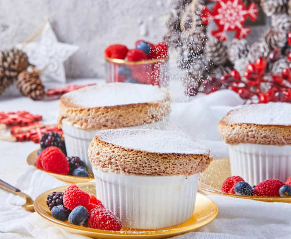 Souflé de frutos rojos