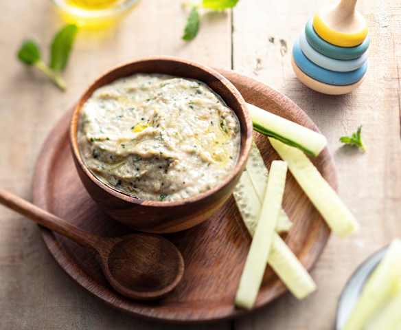 Baby-friendly Aubergine and Tahini Dip