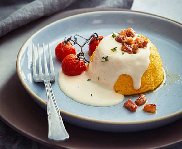 Tortini di zucca con Taleggio cremoso