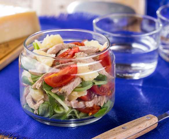 Insalata di manzo con vinaigrette