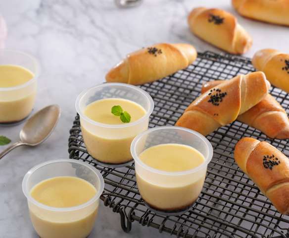 布利麵包&黑糖蒸布丁