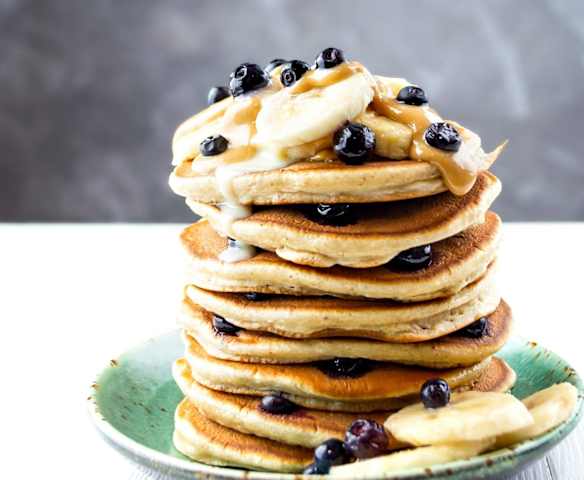 Tortitas americanas esponjosas