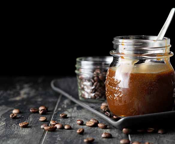 Salsa de crema de café Salsa de crema de café