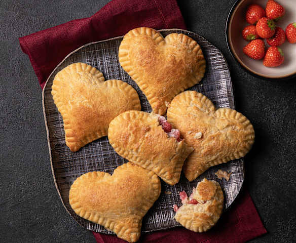 Topfen-Erdbeer-Herzen