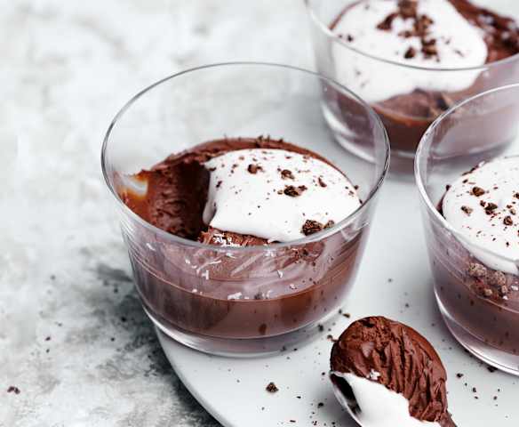 Crème au chocolat à la crème de coco