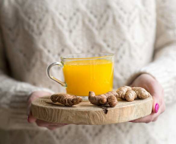 Warming turmeric and ginger drink Warming turmeric and ginger drink