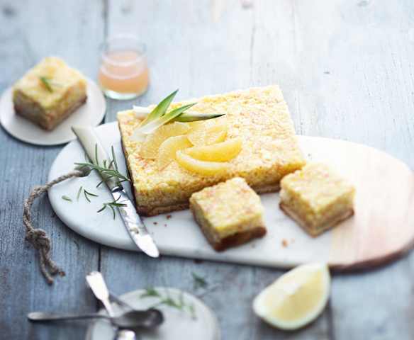 Bavarois ananas-pamplemousse