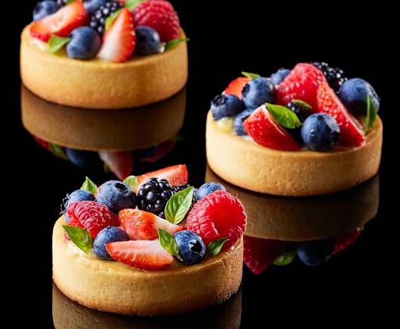 Antonio Bachour: Tartelettes au citron et basilic (métrique)