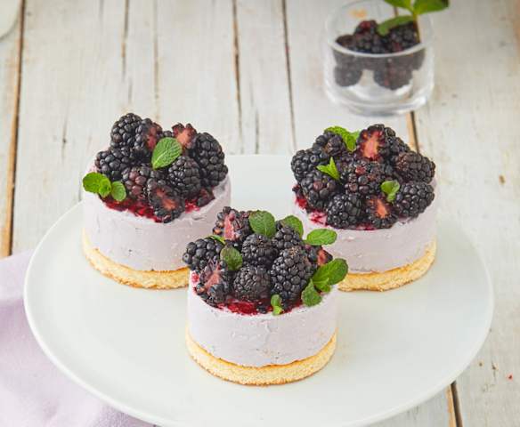 Mini bavaresi alle more