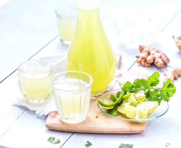 Limonade citron vert et gingembre