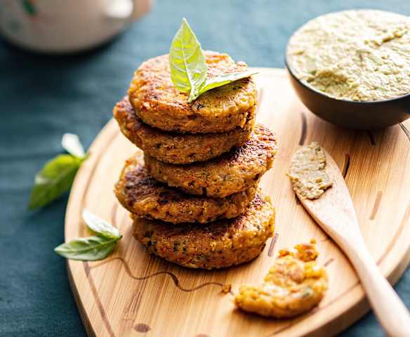 Baby-friendly Chickpea and Butter Bean Patties