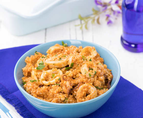 Bulgur ai calamaretti