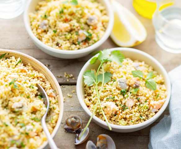 Taboulé aux fruits de mer