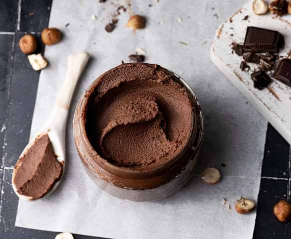 Salsa de chocolate (sin gluten, sin huevo, sin lácteos)