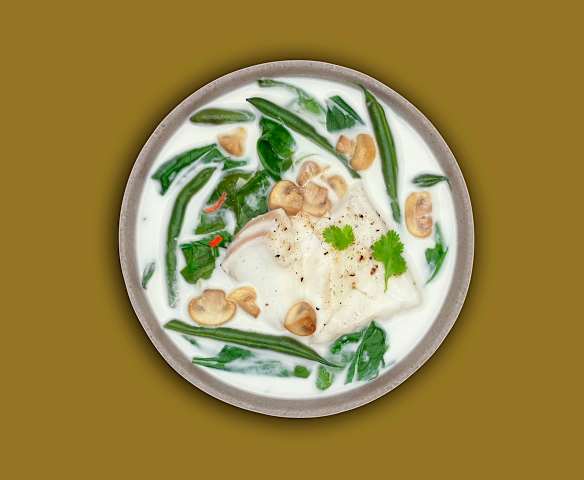 Spinat-Kokos-Eintopf