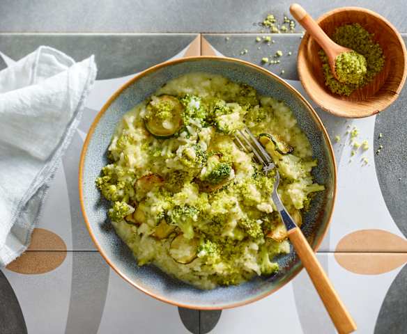Grünes Risotto