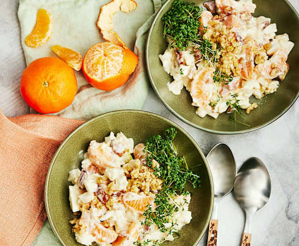 Waldorfsalat mit Mandarinen Waldorfsalat mit Mandarinen