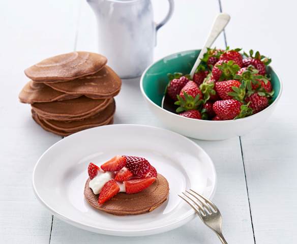 Panquecas de chocolate