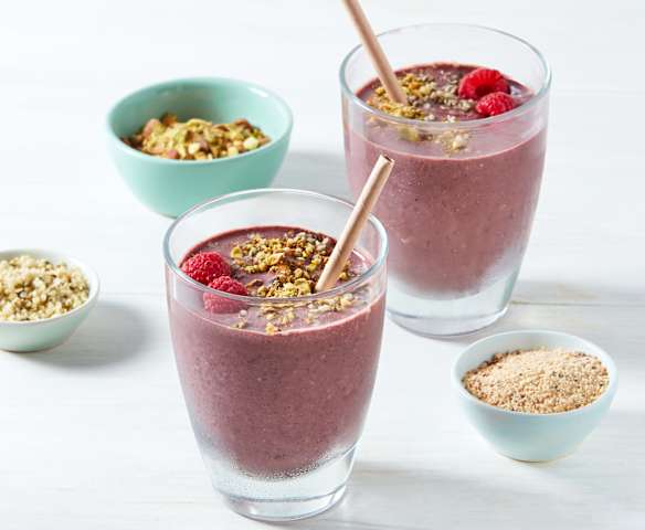 Proteinrig acai smoothie. Proteinrig acai smoothie.