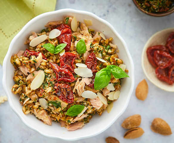 Farro tonno e pomodorini secchi (Modalità Cuoci riso)