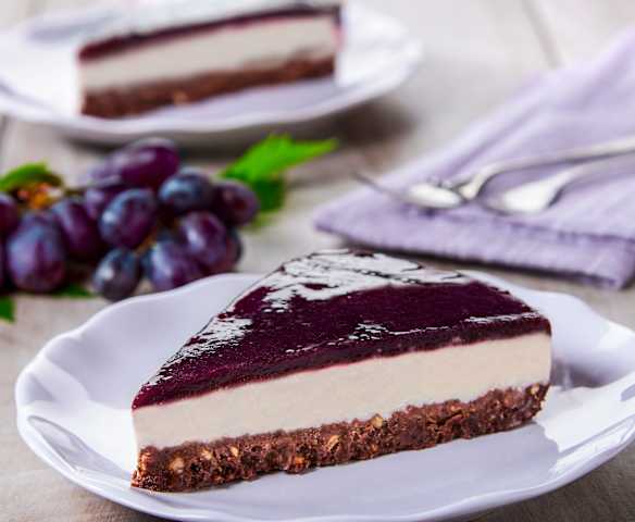 Cheesecake all'uva fragola Cheesecake all'uva fragola