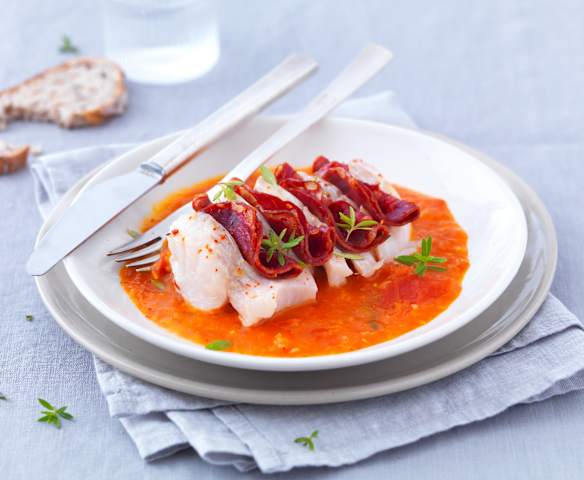Cabillaud chorizo-tomate
