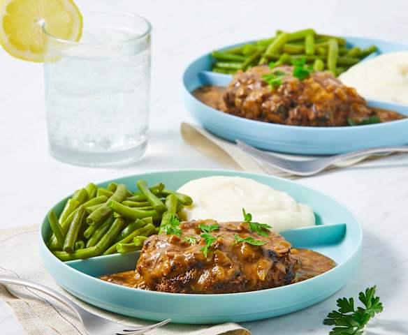 Salisbury Steak TV Dinner