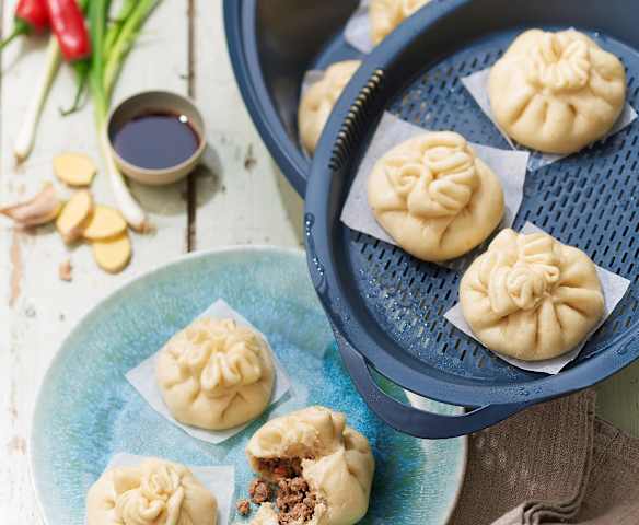 Banh bao vapeur à la viande