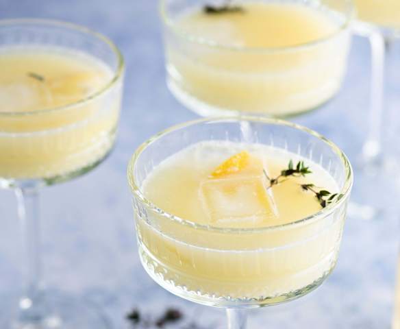 Virgin cocktail au citron et thym Virgin cocktail au citron et thym