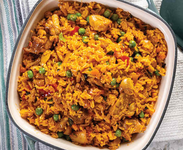 Arroz con pollo panameño