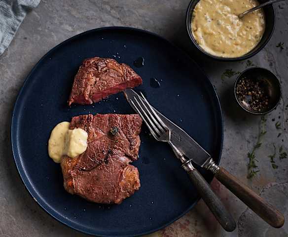 sous-vide慢煮菲力牛排配法式香草蛋黄酱（未用）