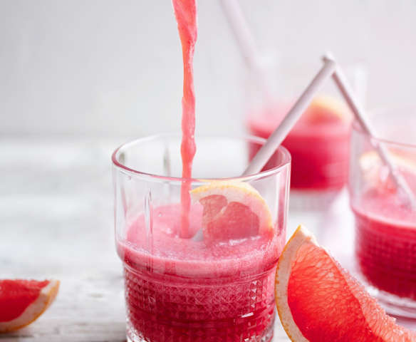 Succo di ribes rossi e pompelmo rosa