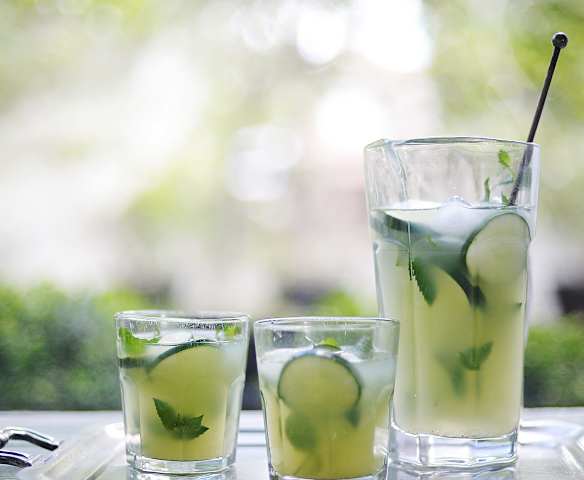 Limonada con pepino