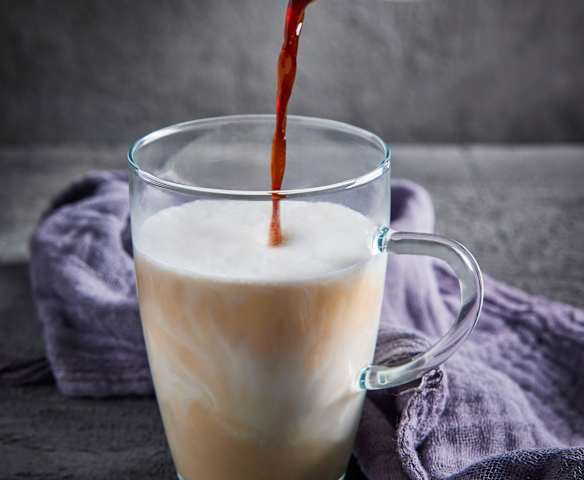 Espuma para capuchino