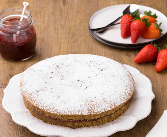 Torta di grano saraceno alle fragole Torta di grano saraceno alle fragole
