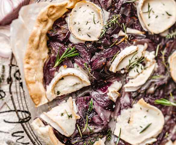 Tarte oignon-chèvre Tarte oignon-chèvre
