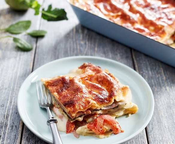 Kohlrabi-Spinat-Lasagne
