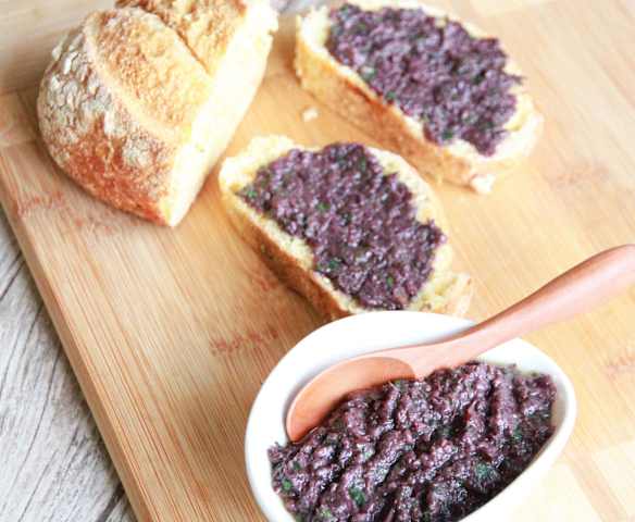 Tapenade de azeitonas pretas