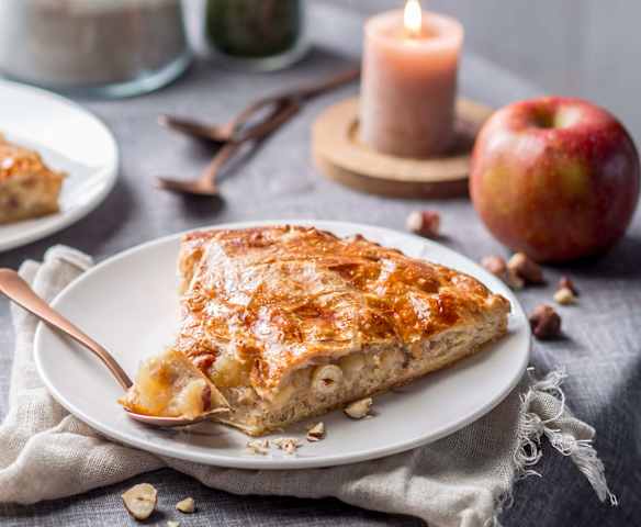 Galette des Rois aux pommes et noisettes