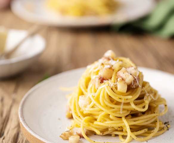 Esparguete à carbonara