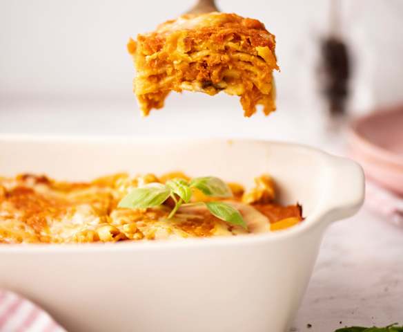 Lasaña de lentejas vegana Lasaña de lentejas vegana