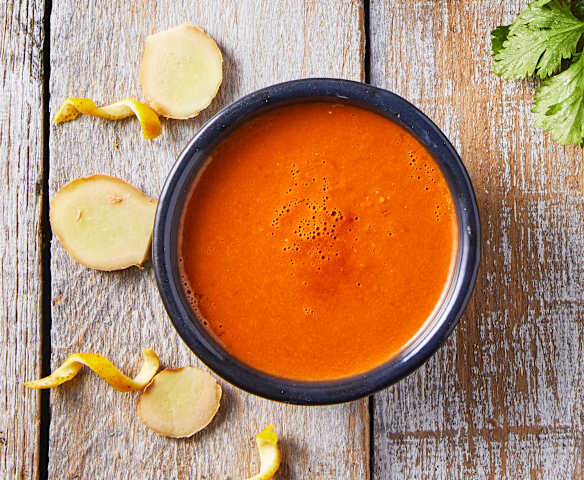 Aderezo de jengibre y naranja