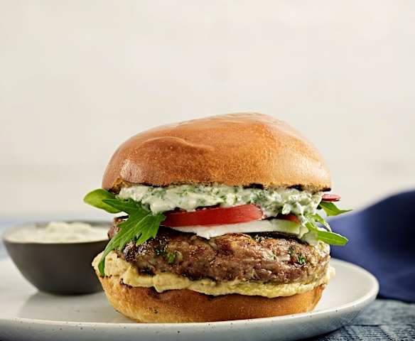 Mediterranean Lamb Burger