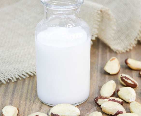 Leite de castanha-do-pará