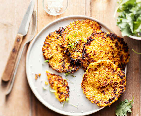 Röstis de courge et pomme de terre